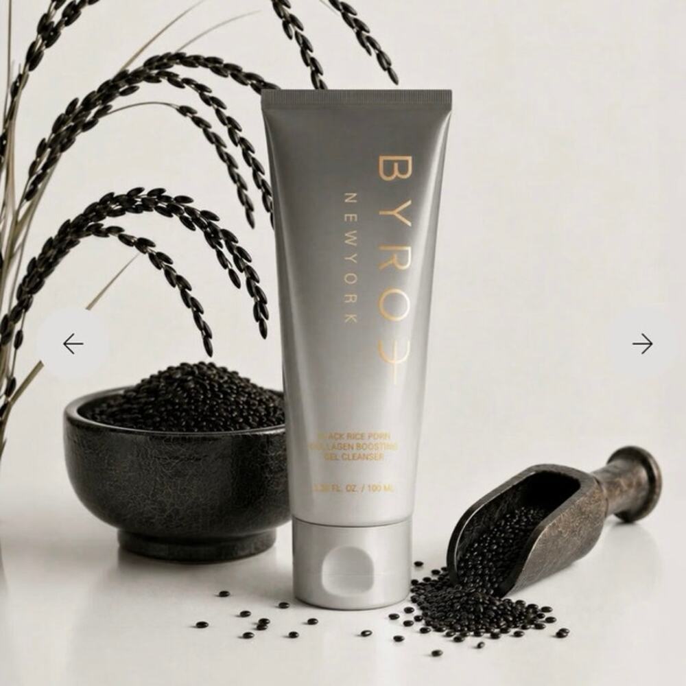 BYROE Black Rice PDRN Collagen Boosting Gel Cleanser Korean skincare k-beauty